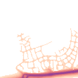 Daytime road noise heatmap for RH12 0DL