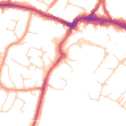 Daytime road noise heatmap for RH12 1ST