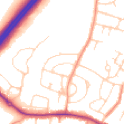 Daytime road noise heatmap for RH12 2AS