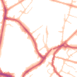 Daytime road noise heatmap for RH12 2EN