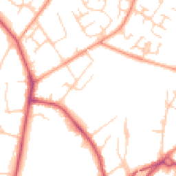 Daytime road noise heatmap for RH12 2EQ