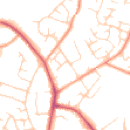 Daytime road noise heatmap for RH12 2LH