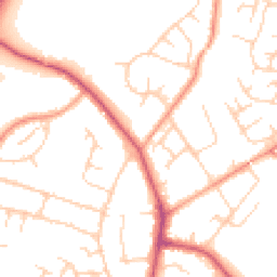 Daytime road noise heatmap for RH12 2NG