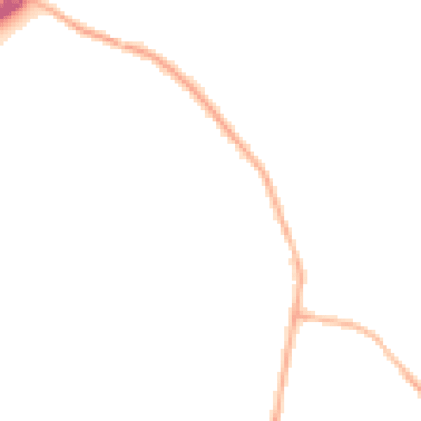 Night-time road noise heatmap for RH12 2QP
