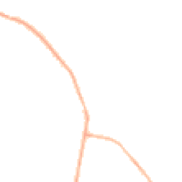 Night-time road noise heatmap for RH12 2TA