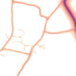 Daytime road noise heatmap for RH12 3DZ