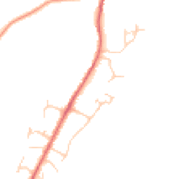 Daytime road noise heatmap for RH12 3EJ