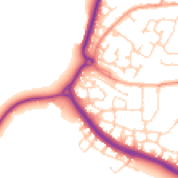 Daytime road noise heatmap for RH12 3GL