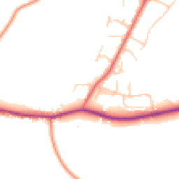 Daytime road noise heatmap for RH12 3HJ