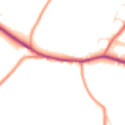 Daytime road noise heatmap for RH12 3JJ