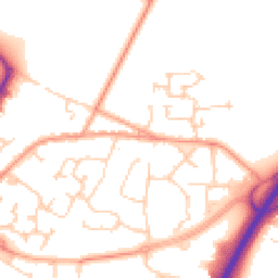 Daytime road noise heatmap for RH12 3LB