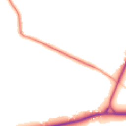 Daytime road noise heatmap for RH12 3PU