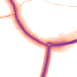 Daytime road noise heatmap for RH12 3QQ