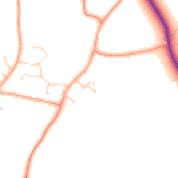 Daytime road noise heatmap for RH12 3QU