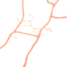 Daytime road noise heatmap for RH12 3QZ