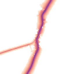 Daytime road noise heatmap for RH12 3SB