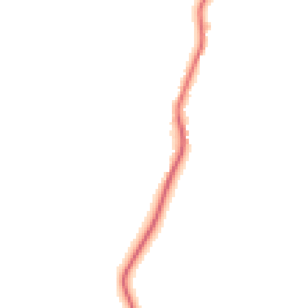 Night-time road noise heatmap for RH12 3SY
