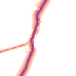 Daytime road noise heatmap for RH12 3SZ