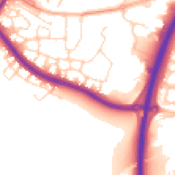 Daytime road noise heatmap for RH12 3UR