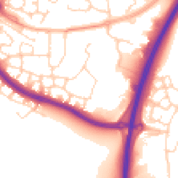 Daytime road noise heatmap for RH12 3US