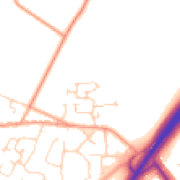 Daytime road noise heatmap for RH12 3XG