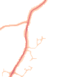 Daytime road noise heatmap for RH12 3XN