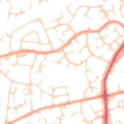 Daytime road noise heatmap for RH12 4JX