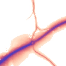 Daytime road noise heatmap for RH12 4SH