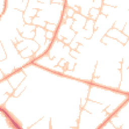 Daytime road noise heatmap for RH12 4TJ