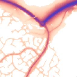 Daytime road noise heatmap for RH12 4UJ