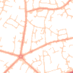 Daytime road noise heatmap for RH12 4WQ
