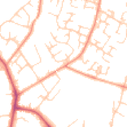 Daytime road noise heatmap for RH12 5FB