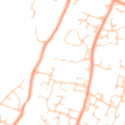 Daytime road noise heatmap for RH12 5GE