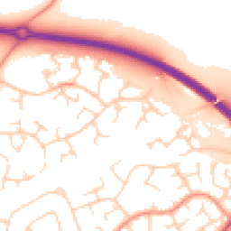 Daytime road noise heatmap for RH12 5JQ