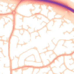 Daytime road noise heatmap for RH12 5JT