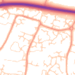 Daytime road noise heatmap for RH12 5PE