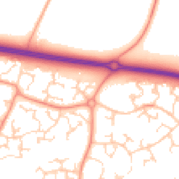 Daytime road noise heatmap for RH12 5QR