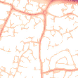 Daytime road noise heatmap for RH12 5RS