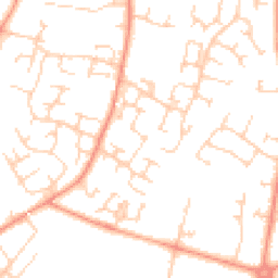 Daytime road noise heatmap for RH12 5TW
