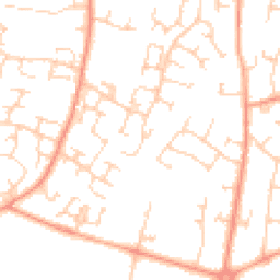 Daytime road noise heatmap for RH12 5WB