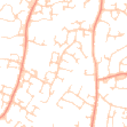Daytime road noise heatmap for RH12 5YJ