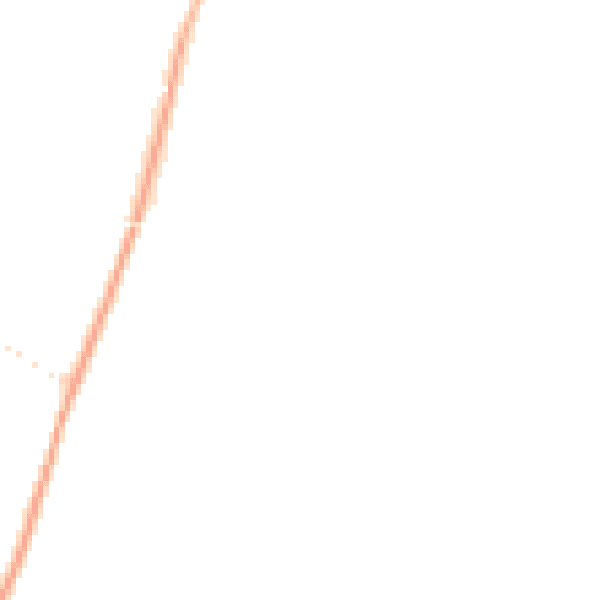 Night-time road noise heatmap for RH13 0AB