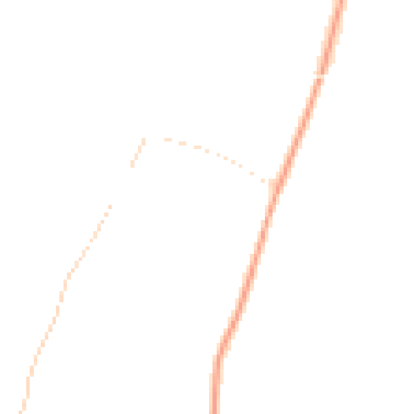 Night-time road noise heatmap for RH13 0AJ