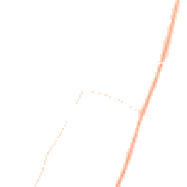 Night-time road noise heatmap for RH13 0AN
