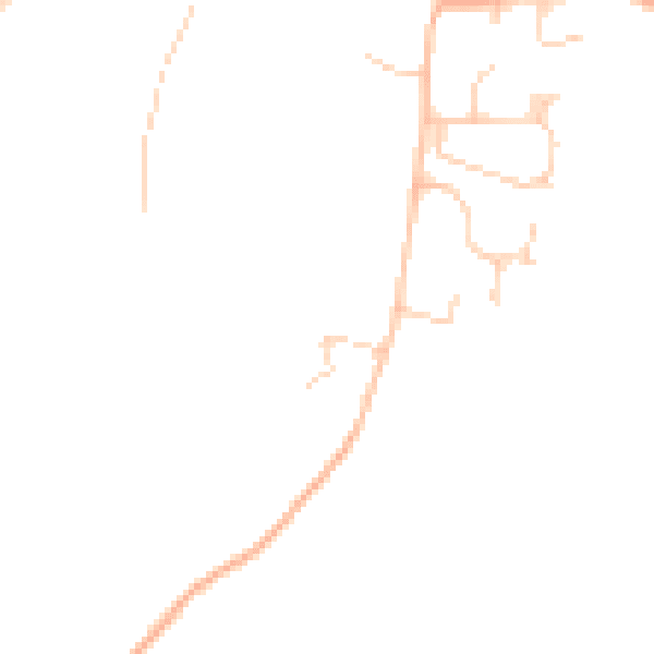 Daytime road noise heatmap for RH13 0BE