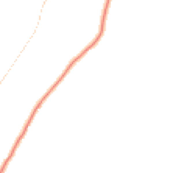Daytime road noise heatmap for RH13 0BF