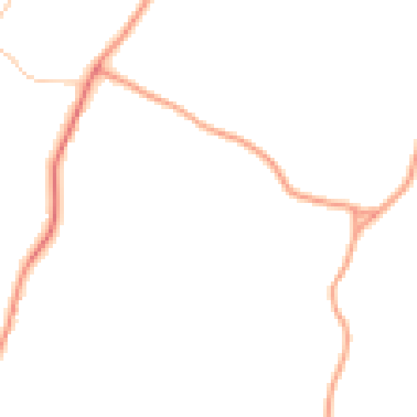 Daytime road noise heatmap for RH13 0JL