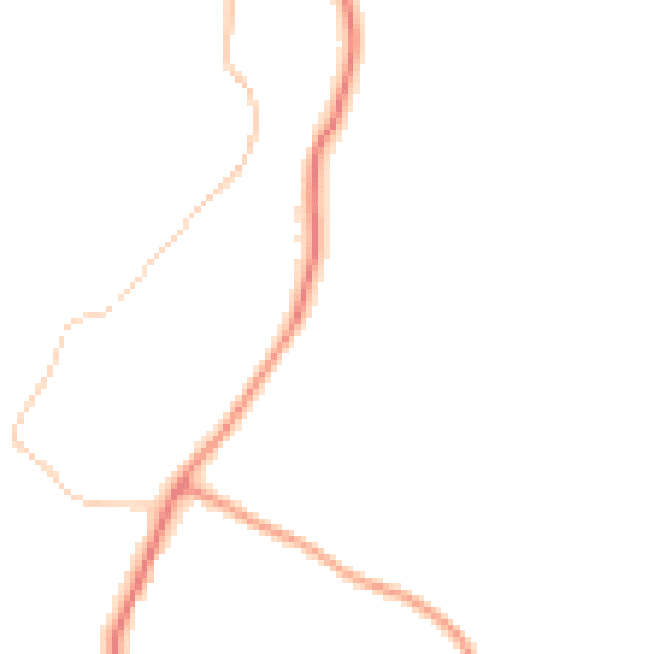 Daytime road noise heatmap for RH13 0JN