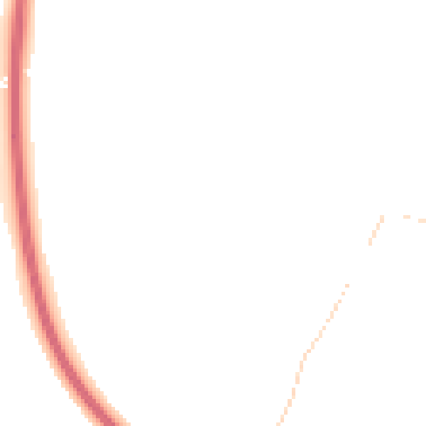 Night-time road noise heatmap for RH13 0JS