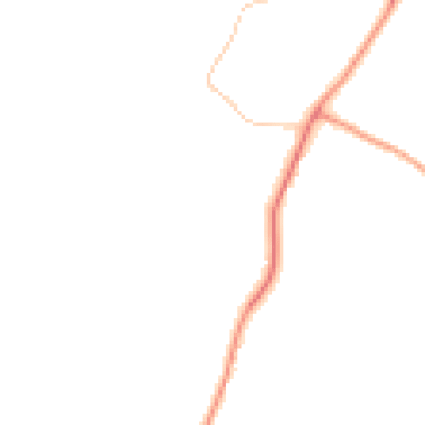 Daytime road noise heatmap for RH13 0JU